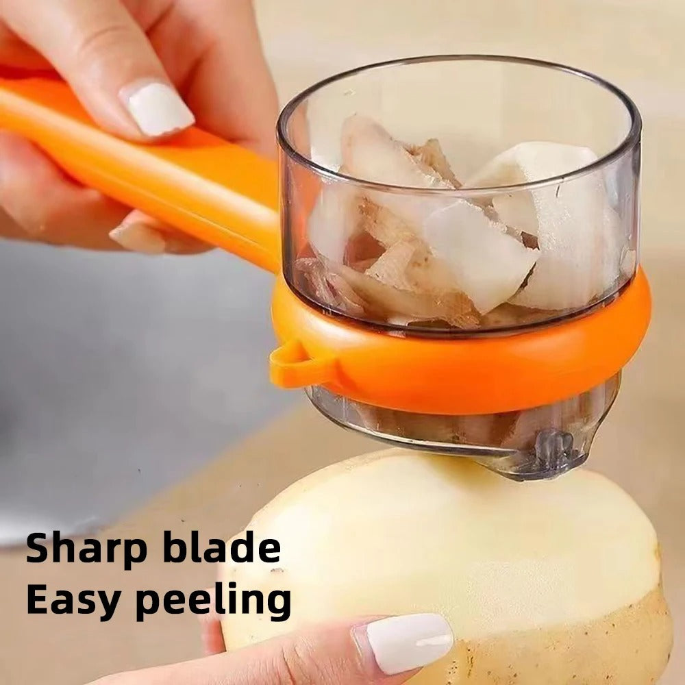 Premium 2-in-1 Vegetable & Fruit Peeler – Sharp Stainless Steel Blade