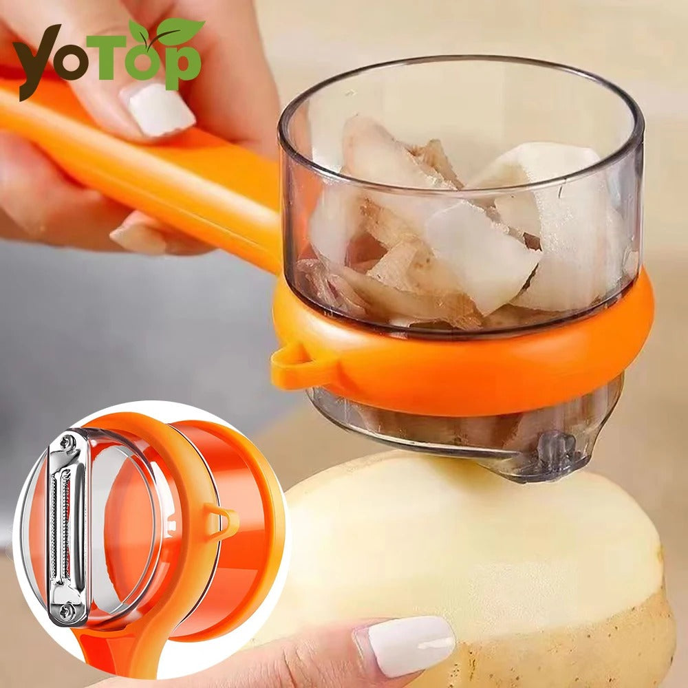 Premium 2-in-1 Vegetable & Fruit Peeler – Sharp Stainless Steel Blade