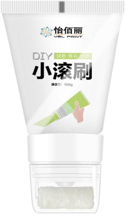 White Wall Small Roller Brush Paint, Small Roller Brush Latex Wall Paint, DIY Wall Paint Repair Wall Paste, Dirty Cover Wall Renovation Repair Wall Paint