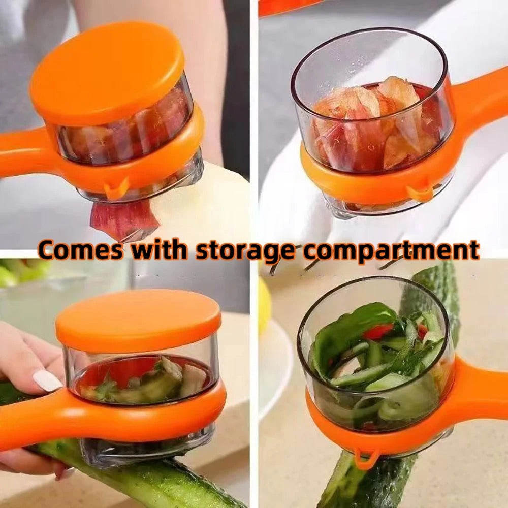 Premium 2-in-1 Vegetable & Fruit Peeler – Sharp Stainless Steel Blade