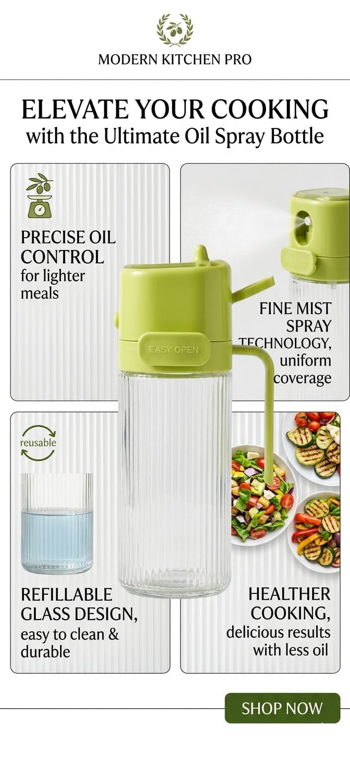 2 in 1 Oil Spray Bottle