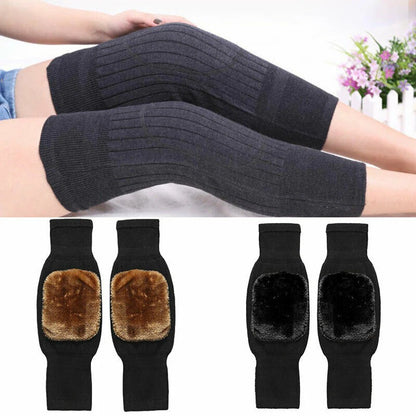 🔥 2 Pcs Premium Winter Knee Warmers – With Adjustable Belt for Pain Relief- Free Delivery