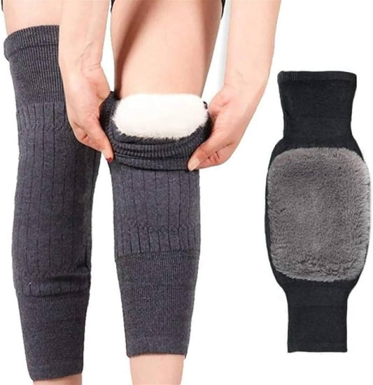 🔥 2 Pcs Premium Winter Knee Warmers – With Adjustable Belt for Pain Relief- Free Delivery