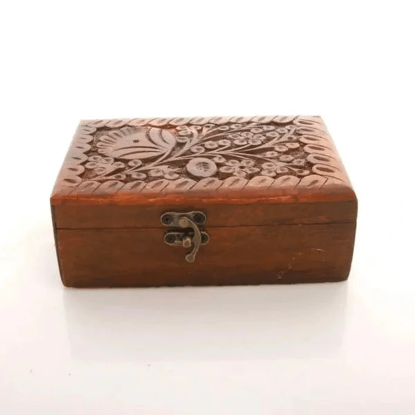 Wooden Jewellery Box Hand Crafted