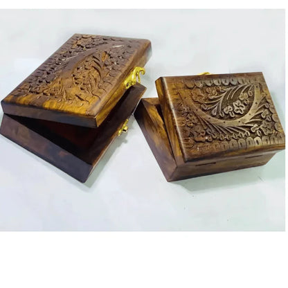 Wooden Jewellery Box Hand Crafted