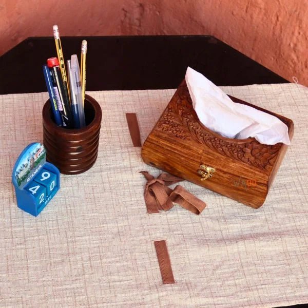 Nest Wooden Tissue Box